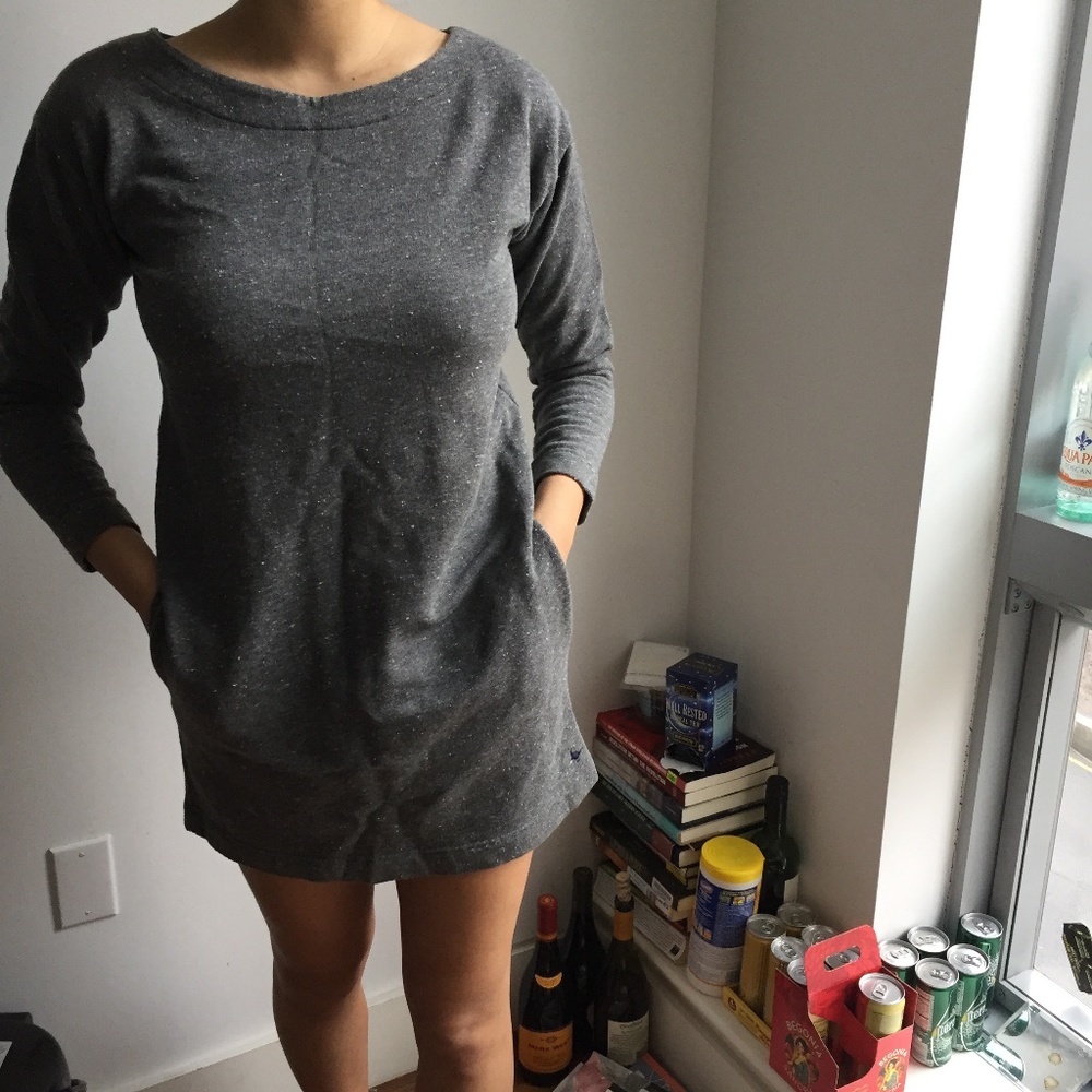 Jack Wills Gray Sweater Dress